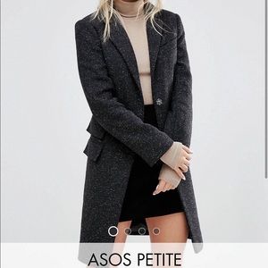 ASOS PETITE Wool Blend Slim Coat
